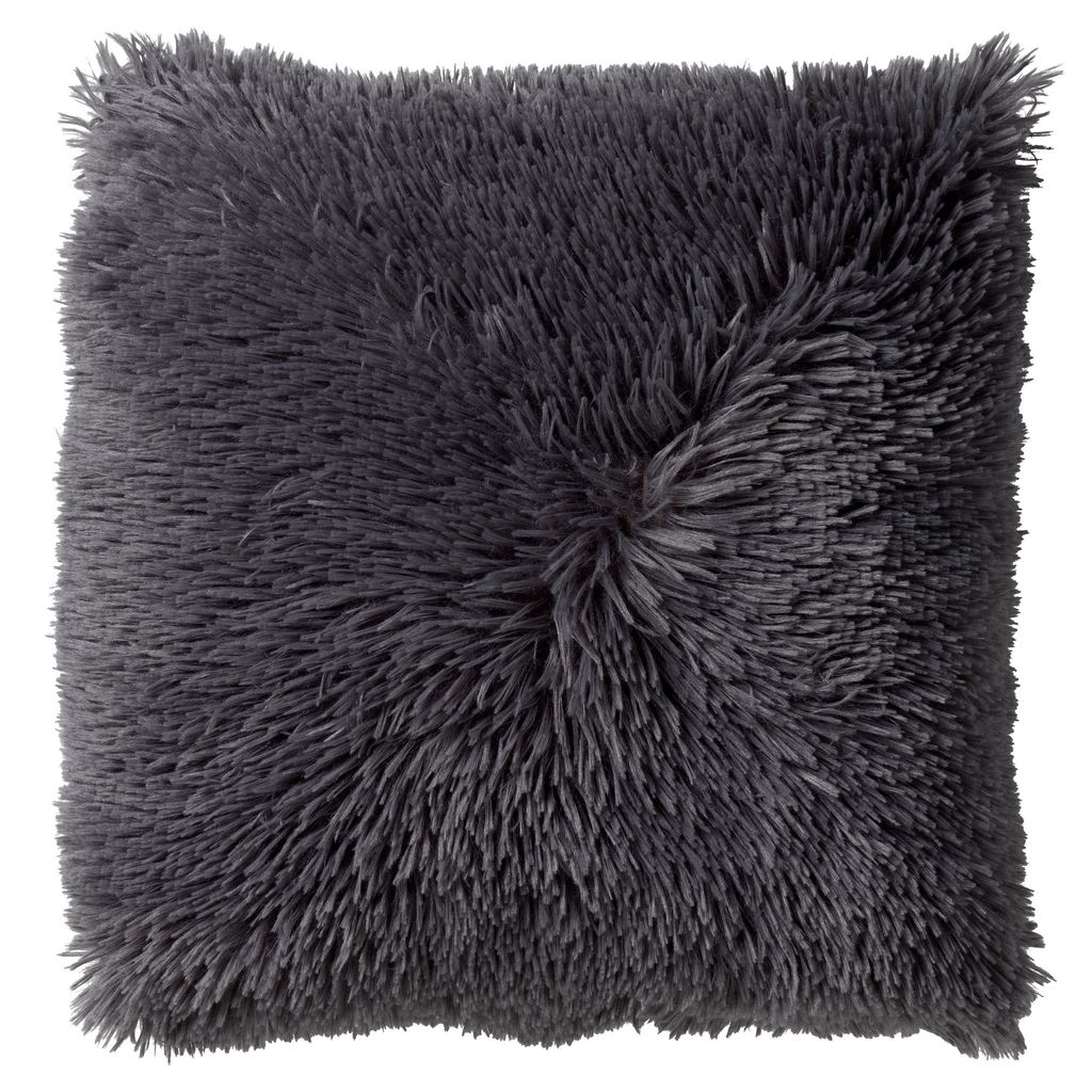 

Dutch Decor FLUFFY - Декоративная подушка Charcoal Grey 60x60 см