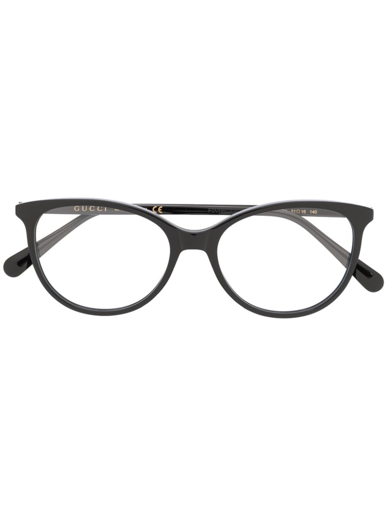 

Gucci Eyewear очки в оправе 'кошачий глаз', черный