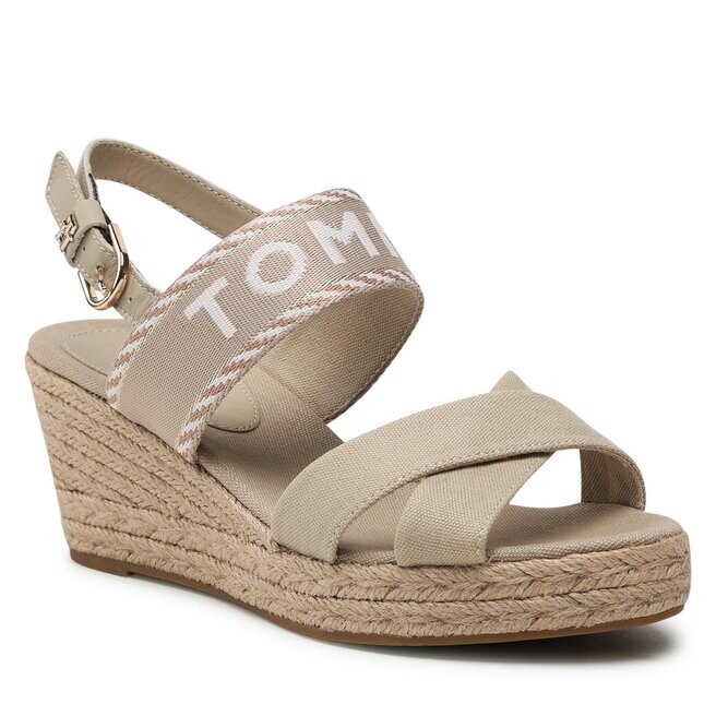 

Эспадрильи Tommy Hilfiger SeasonalWebbing Mid, бежевый