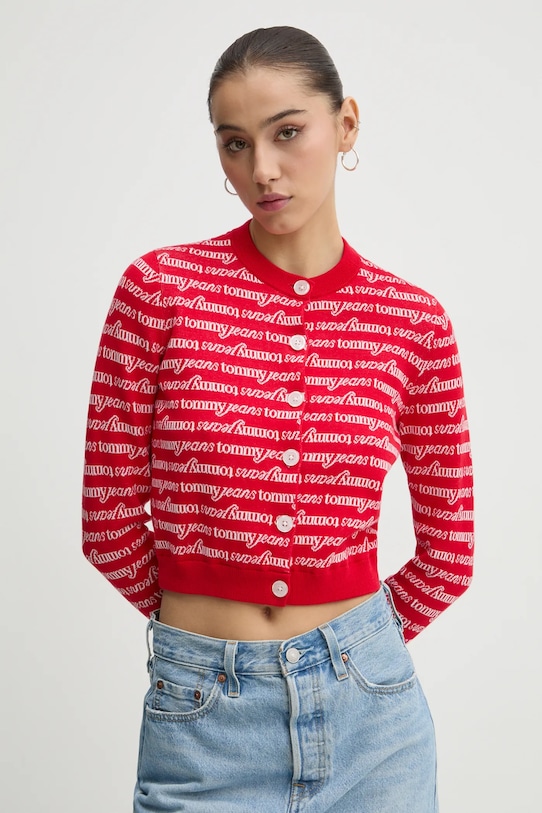 

Свитер Tommy Jeans, красный