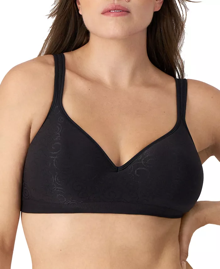 

Бюстгальтер бесшовный утягивающий Comfort Revolution Wireless Smoothing Bra 3463 Bali, черный