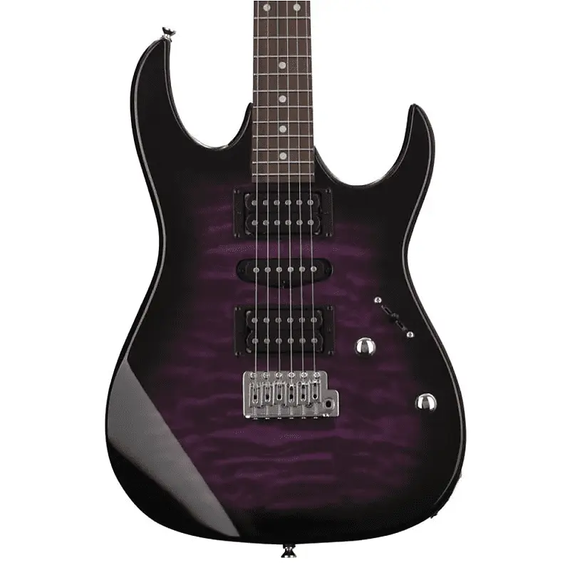 

Электрогитара Ibanez GRX70QATVT Transparent Violet Sunburst