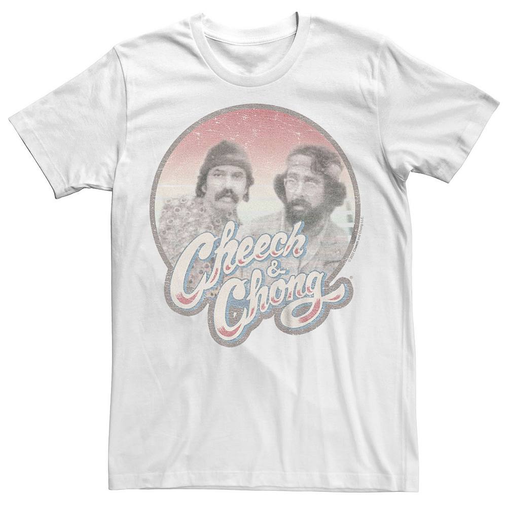 

Мужская футболка Cheech And Chong Vintage Photo Licensed Character, белый