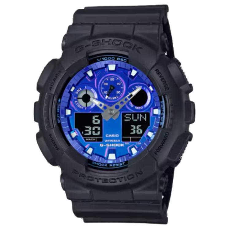 

CASIO Часы Men Blue Watch GA-100FL-1AJF, Blue Dial