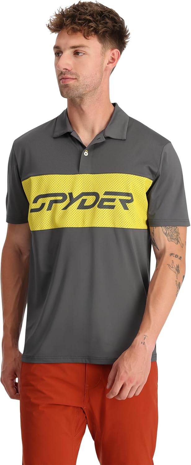

Мужская рубашка-поло Spyder с коротким рукавом (логотип бренда, защита от УФ-излучения) (38A011410 / OLSON SS POLO) Характеристики