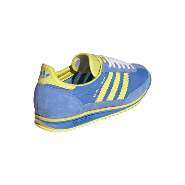 Кроссовки x sporty & rich sl 72 og 'real blue light yellow' Adidas, синий — фото 4