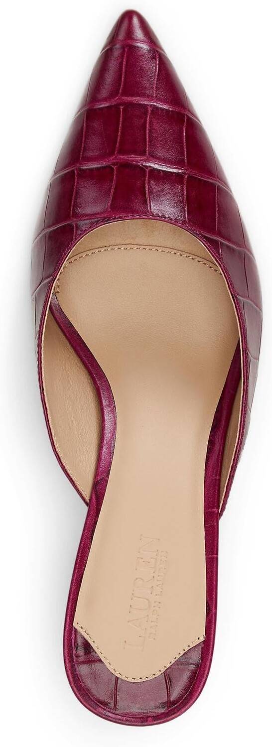 Туфли Lauren Ralph Lauren Adrienne Mule Pumps, цвет Dark Raspberry — фото 2