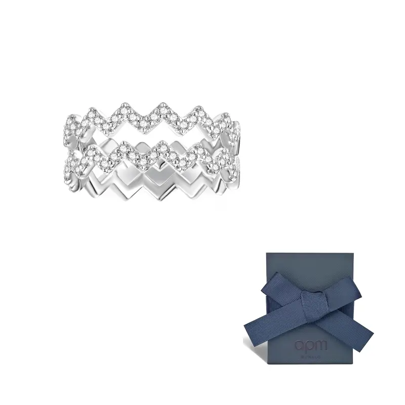 

Apm Monaco Кольцо из стерлингового серебра 925 пробы Unisex