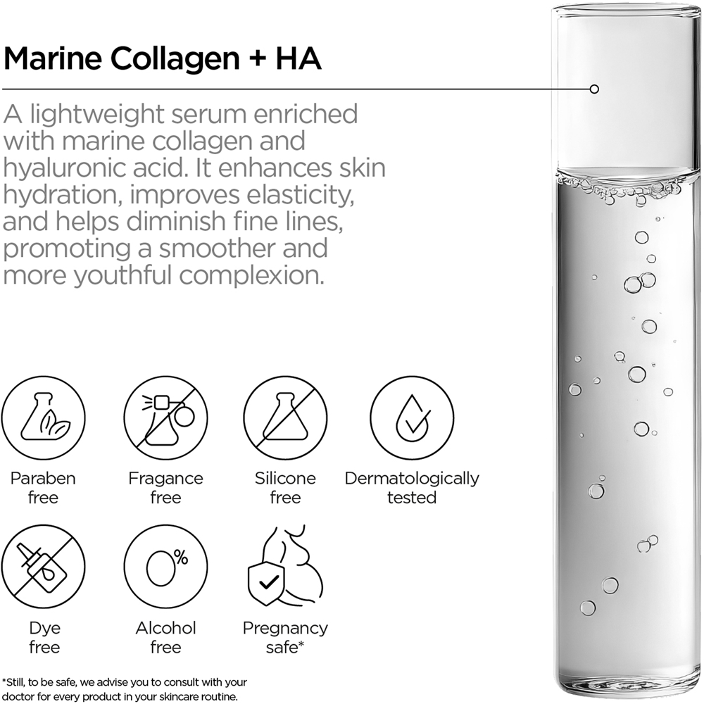 Сыворотка Revox B77 — Увлажняющая для лица и шеи Just Marine Collagen + HA, 30 мл — фото 4