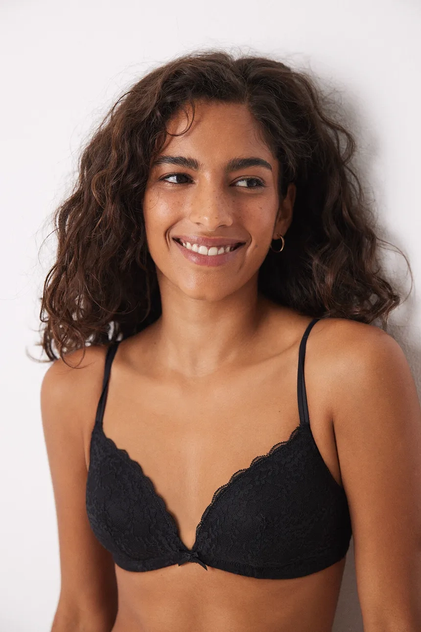 

Бюстгальтер HELANKAS BLACK AND WHITE women'secret, черный