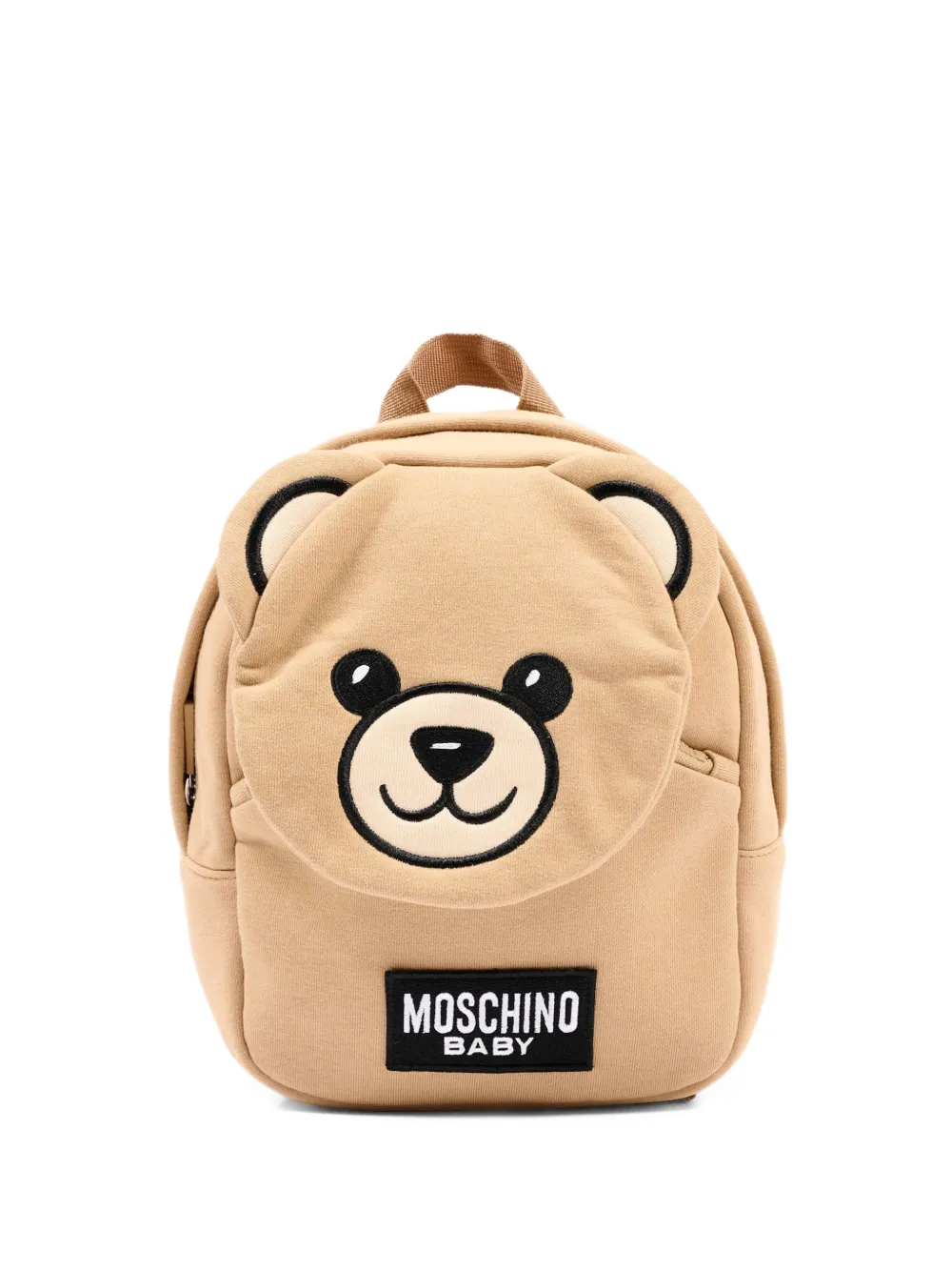 

Рюкзак с деталями в виде медведя Moschino Kids, бежевый