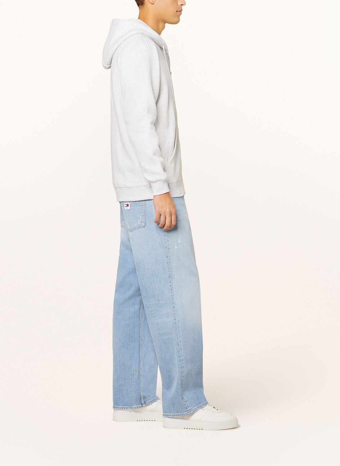 Толстовка TOMMY JEANS, светло-серый — фото 4