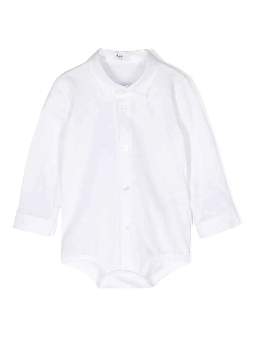 

Боди с классическим воротником Il Gufo, белый