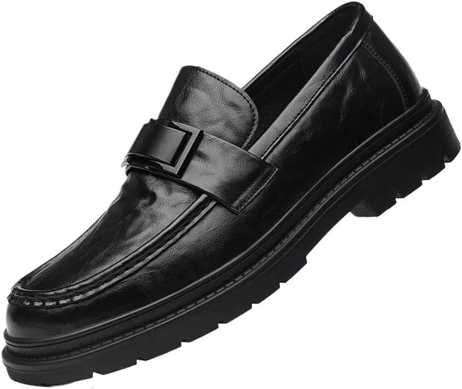 Лоферы мужские классические кожаные Black UOPYNE