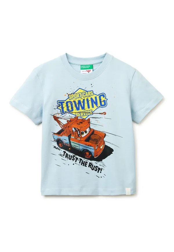 Футболка с принтом disney pixar cars United Colors Of Benetton, Blue