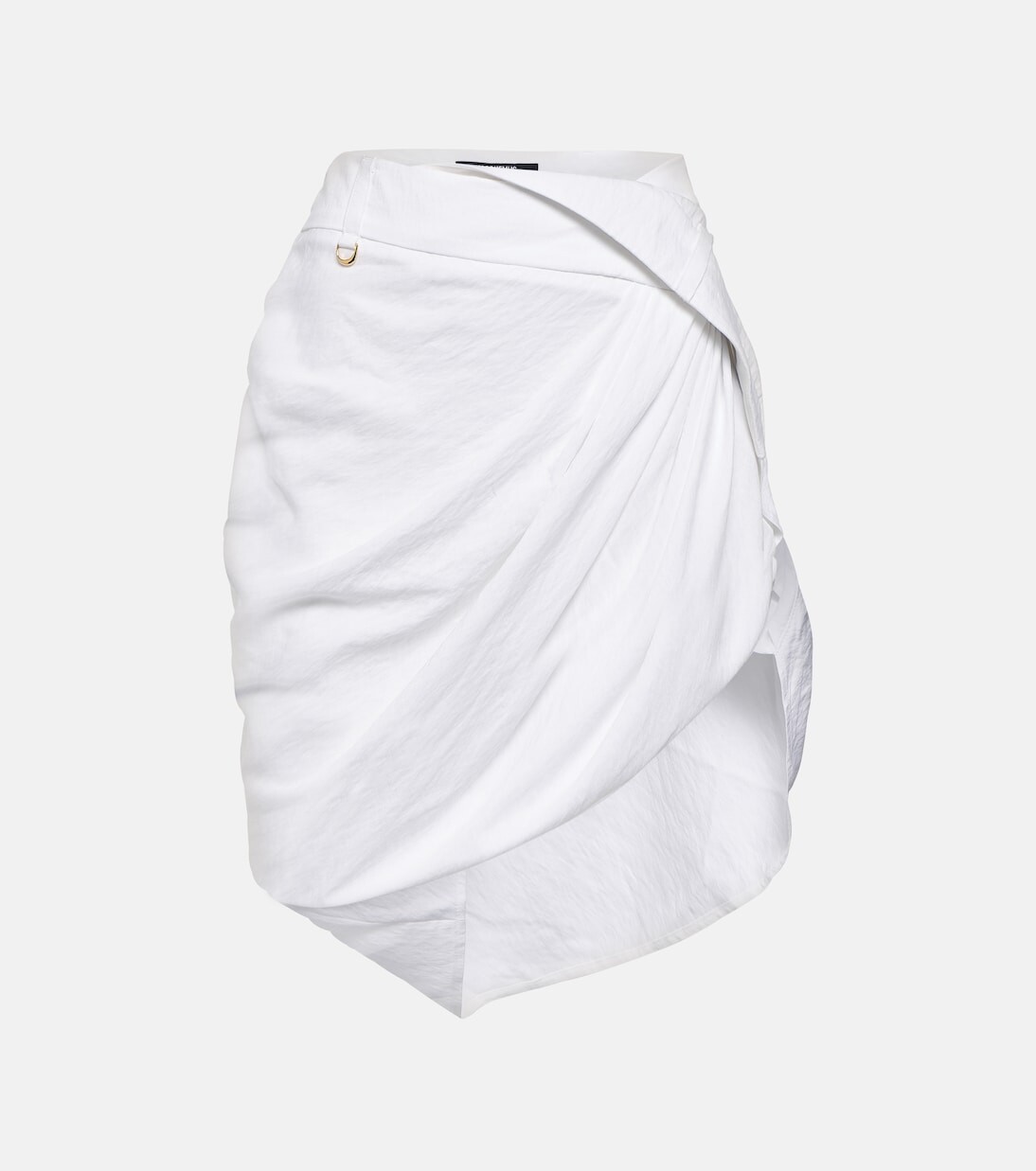 

Мини-юбка la mini jupe saudade с драпировкой Jacquemus, белый