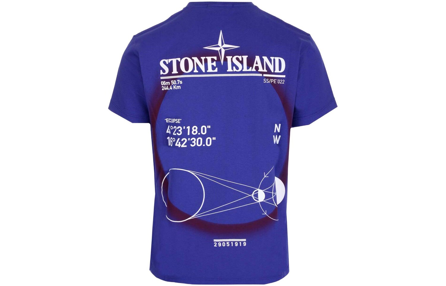 

Футболка мужская синяя Stone Island, синий