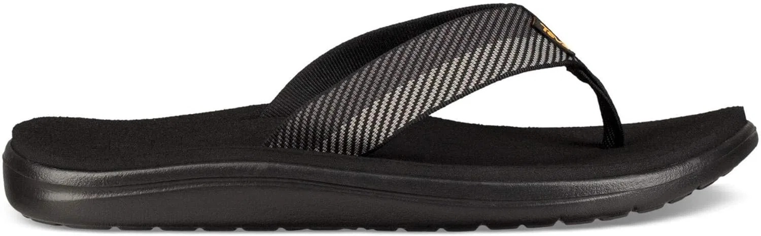 Мужские шлепанцы Teva Voya Flip Sandal, Grey Vori Black Gray Vgbr