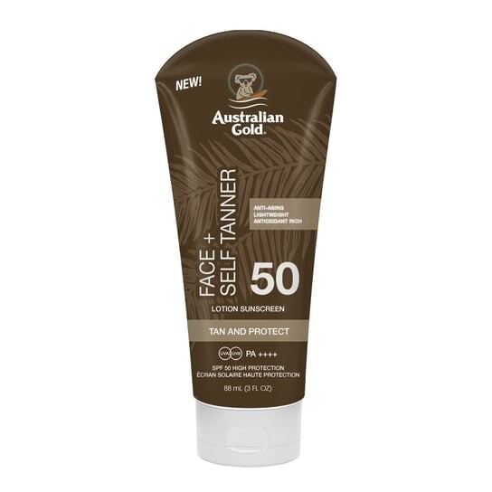 

Австралийское золото SPF 50 для лица с автозагаром 88 мл, Australian Gold
