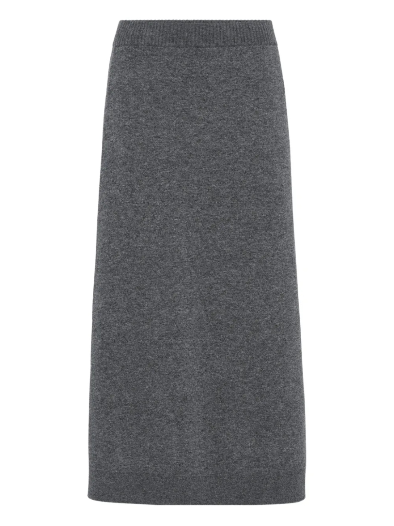 

Brunello Cucinelli трикотажная юбка миди, серый