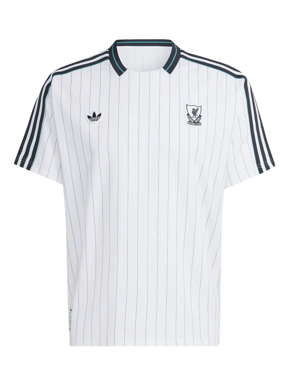 

Футболка в полоску с логотипом adidas, белый