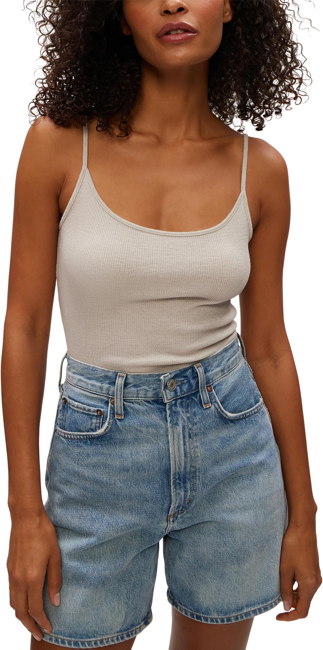 

Топ Michael Stars Marta Strappy Tank, цвет Cement