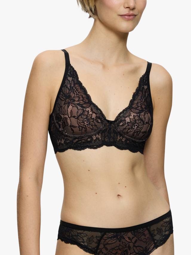 

Бюстгальтер Amourette Charm N03 без косточек из кружева Triumph, Black