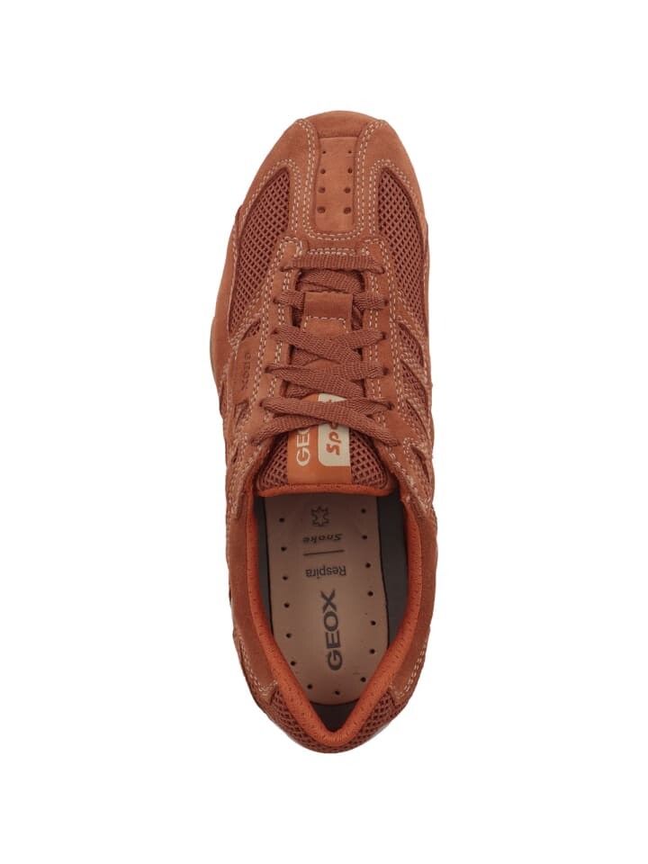 Кроссовки на шнуровке Geox Sneaker low U Snake Original A, красный — фото 2
