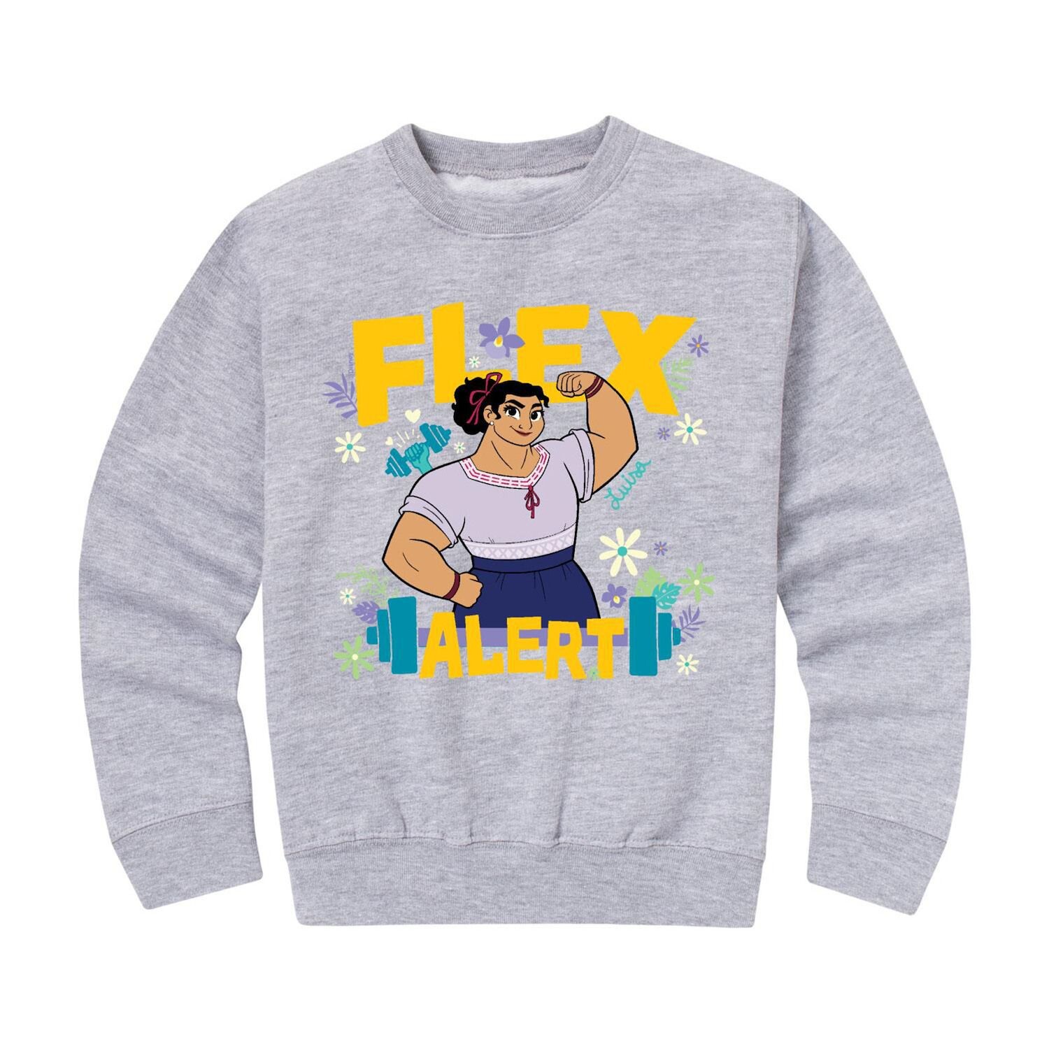 

Флисовый свитшот с рисунком Luisa Flex Alert для мальчиков 8–20 Disney's Encanto Licensed Character