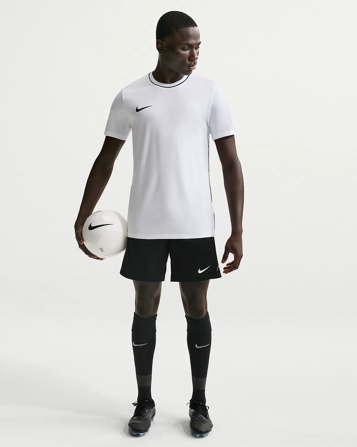 Мужские футбольные шорты Nike Strike Dri-FIT, Black/White/White/White