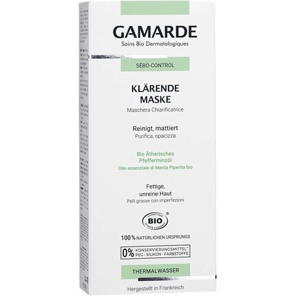 

Bio-Kosmetik Очищающая маска от прыщей 40 мл - веганский, Gamarde