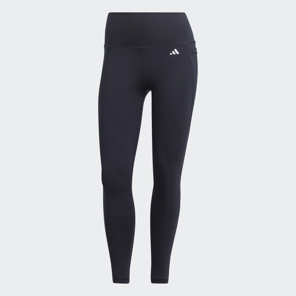 

Леггинсы Adidas Optime Stash Pocket High-Waisted 7/8 Leggings, цвет Legend Ink