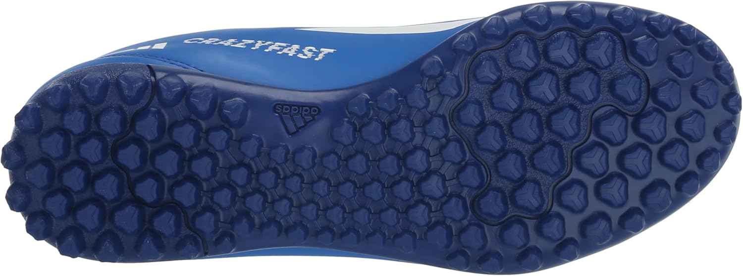 Детские кроссовки Adidas Unisex-Child X Crazylight.4 Turf, белый/красный — фото 4