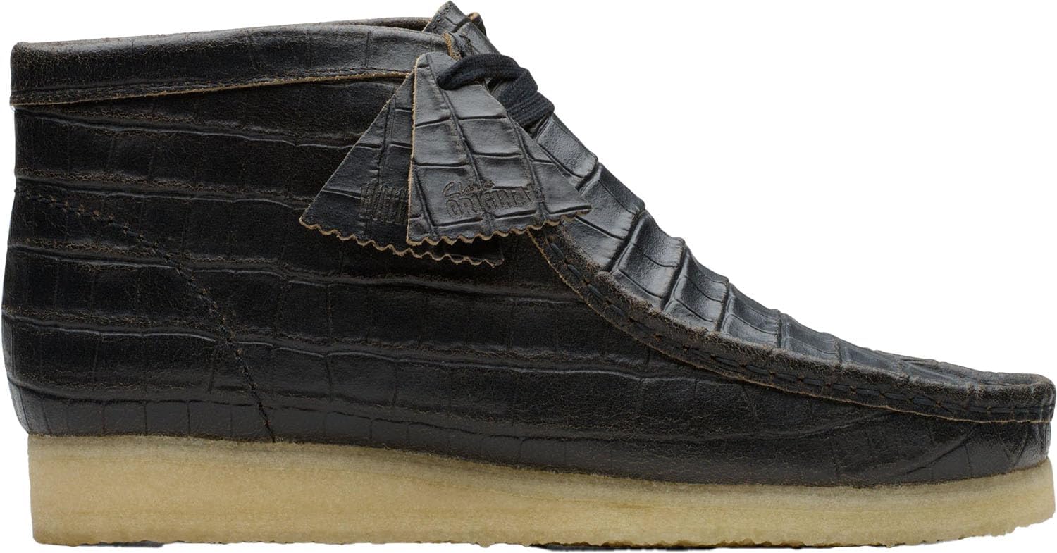 Мужские ботинки Clarks Wallabee Chukka, черный