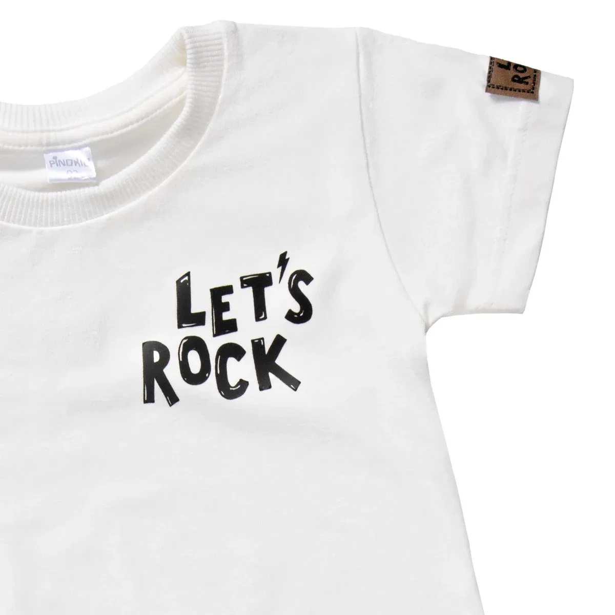 Футболка Let's rock Pinokio, белый — фото 3