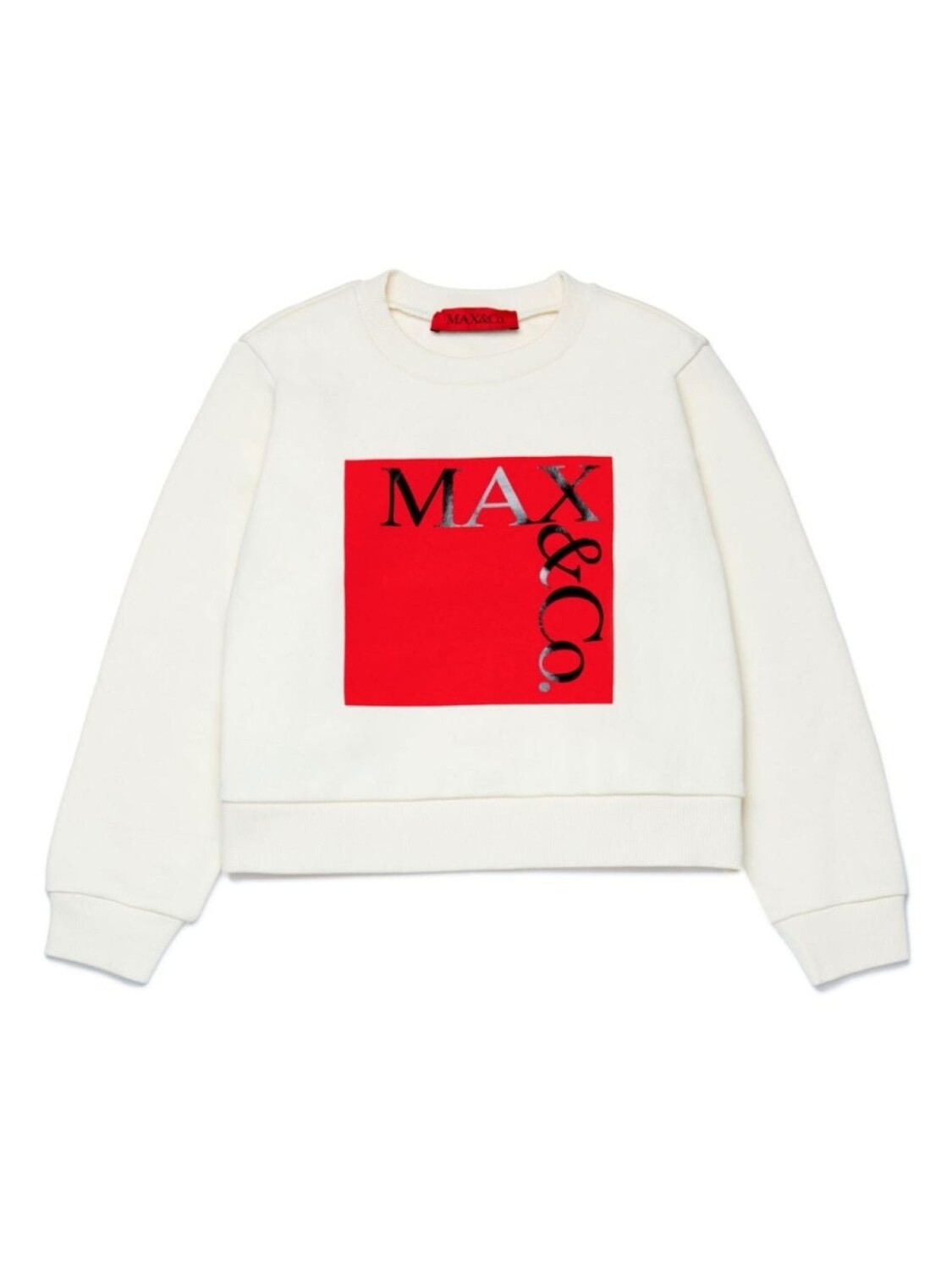 

MAX&Co. Kids толстовка с логотипом, белый