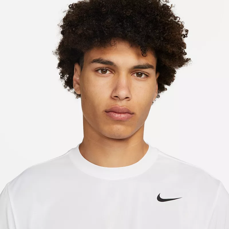 Мужская футболка для фитнеса Nike Dri-FIT Legend, белый — фото 4