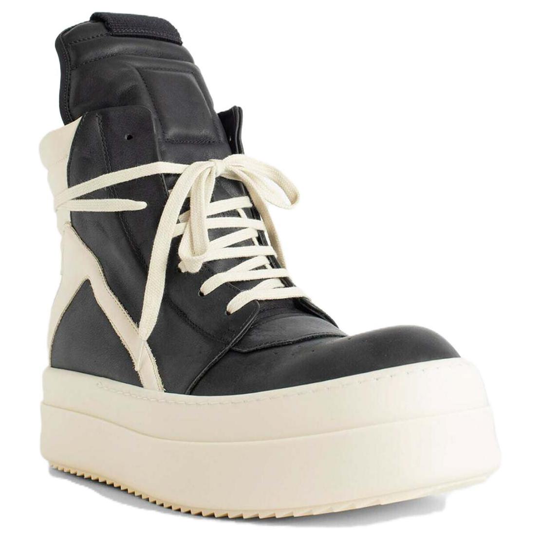 RICK OWENS Женские высокие скейтерские кроссовки RO черные — фото 4