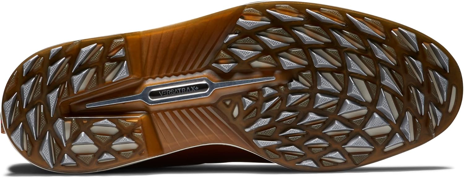Мужские гольф-туфли FootJoy Premiere Series - модель без шипов, стиль прошлого сезона, коричневый — фото 4
