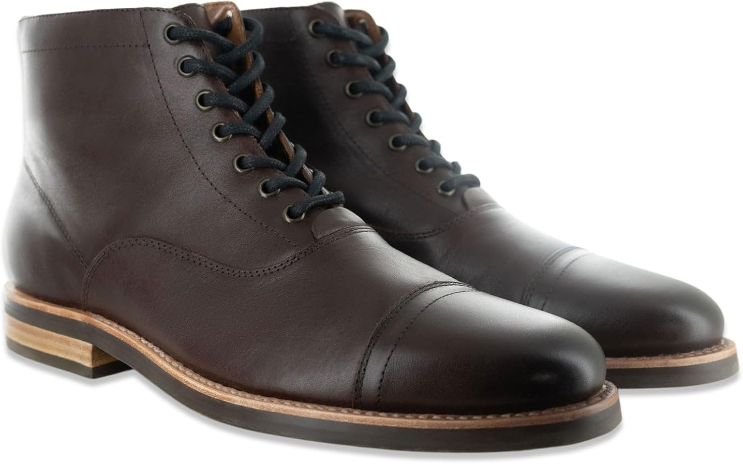 

Ботинки Andres Handcrafted The Commander с закрытым носком и шнуровкой A1002 Andres Handcrafted Boots, Riviera Testa Di Moro