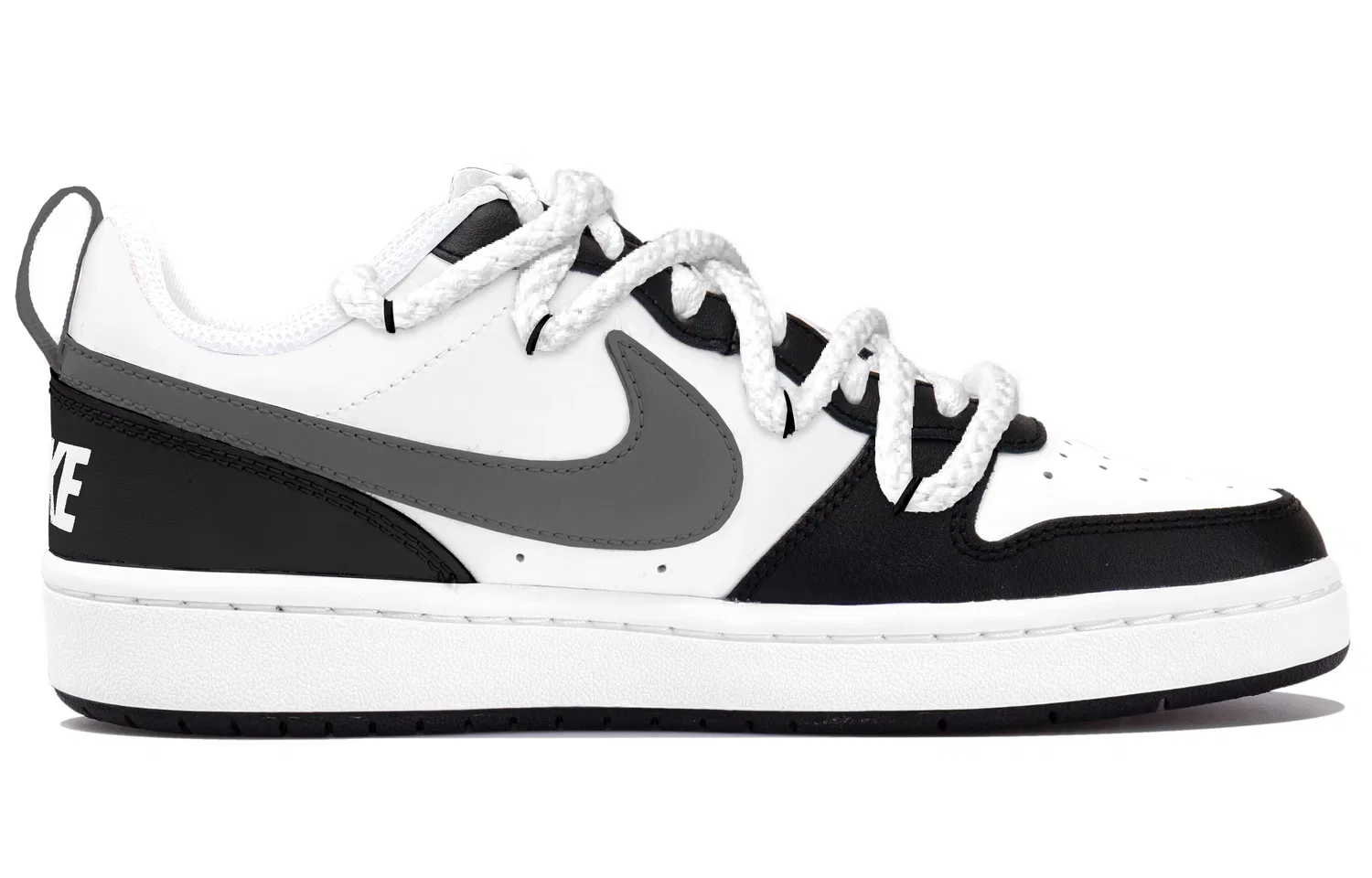 Кроссовки для скейтбординга Nike Court Borough Low Kids Black — фото 3