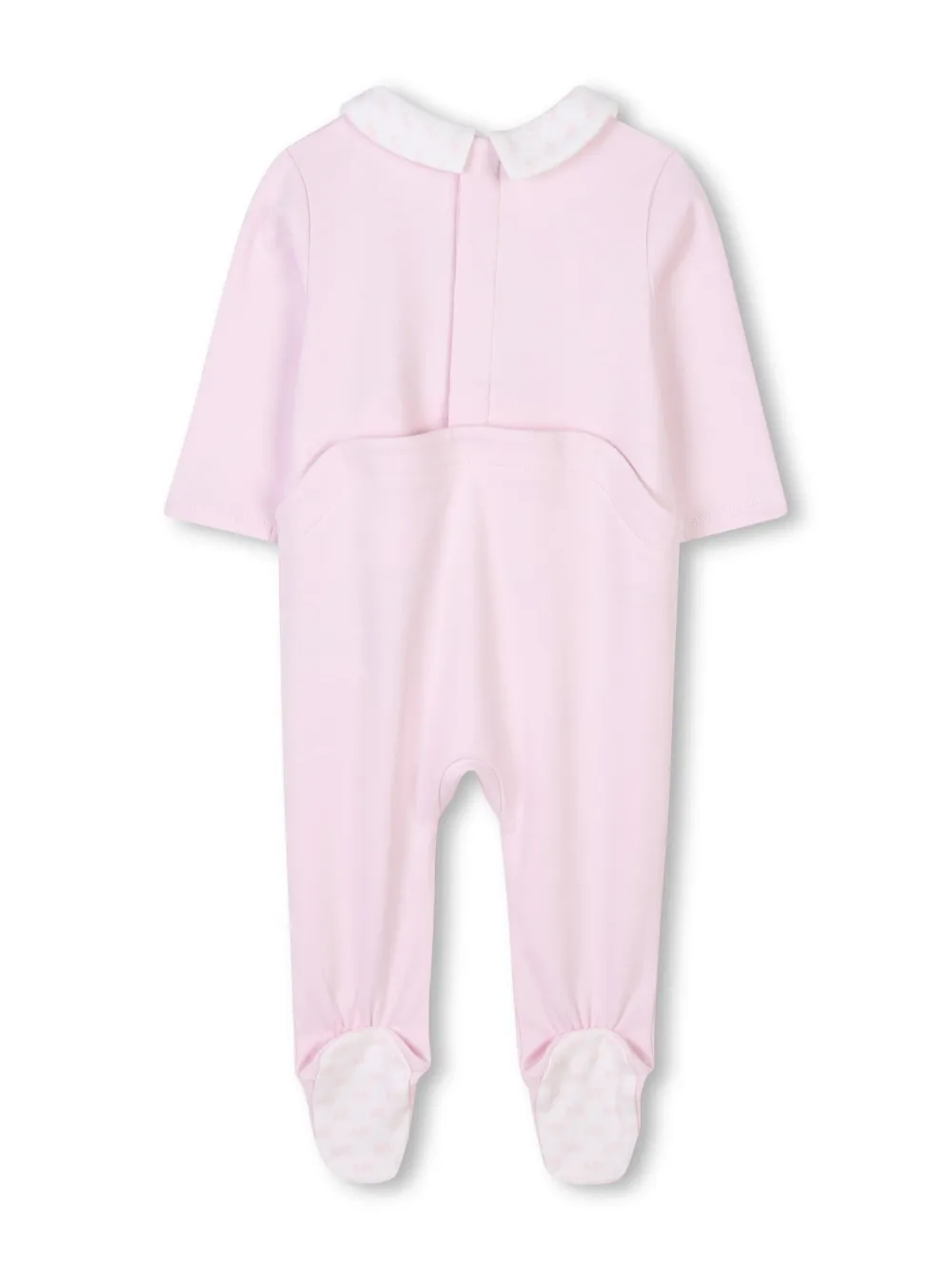 Комплект из пижамы и шапки с нагрудником Michael Kors Kids, розовый — фото 4