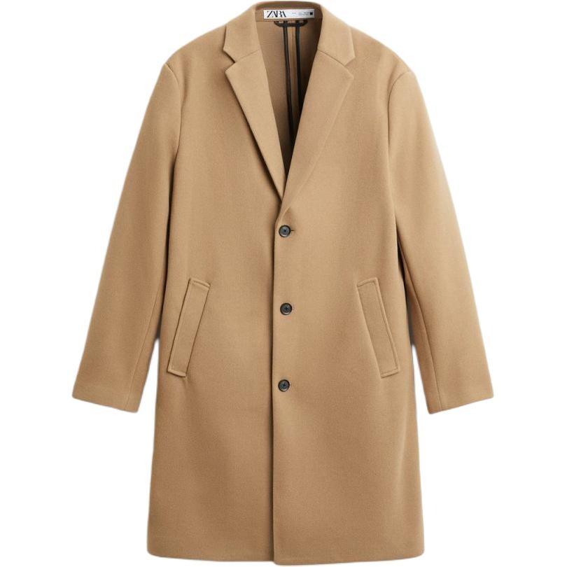 

Пальто Мужское Загар Zara, цвет Tan