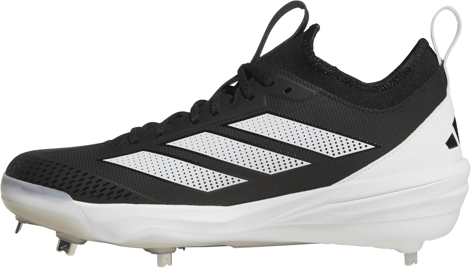 Мужские бейсбольные кроссовки Adidas Adizero Impact 2.0, белый/черный — фото 3