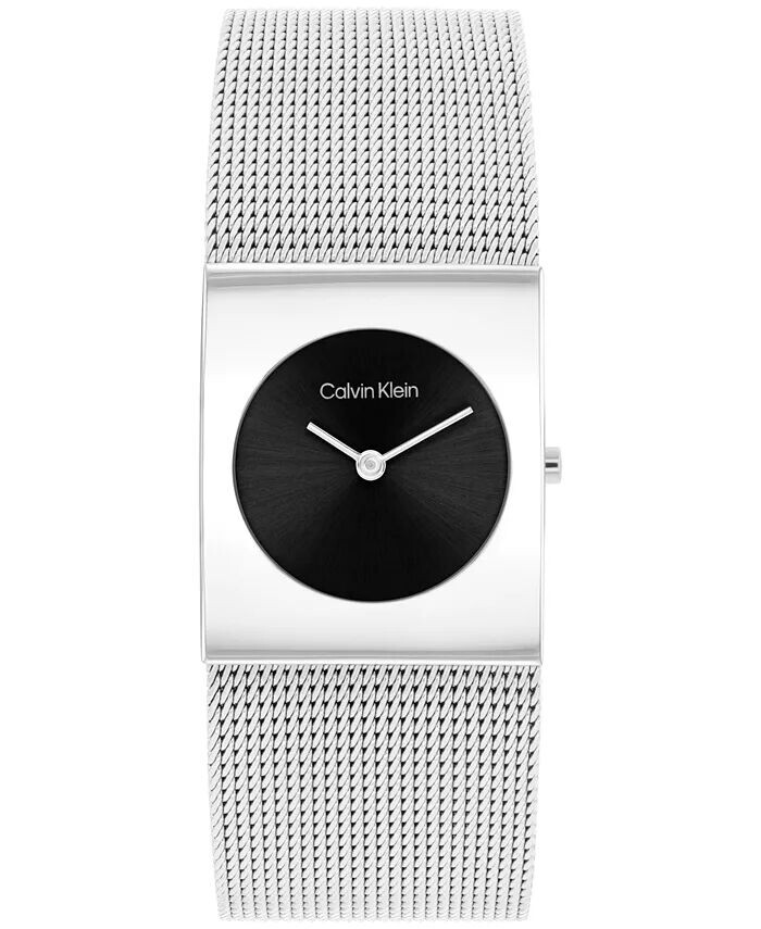 

Женские серебряные часы Pulse с сеткой из нержавеющей стали, 26,40 мм Calvin Klein, серебро