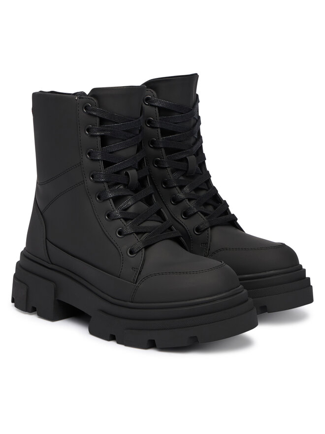 Сапоги Tommytech Water Repellent Laceup FW0FW09161 Tommy Hilfiger, черный — фото 2