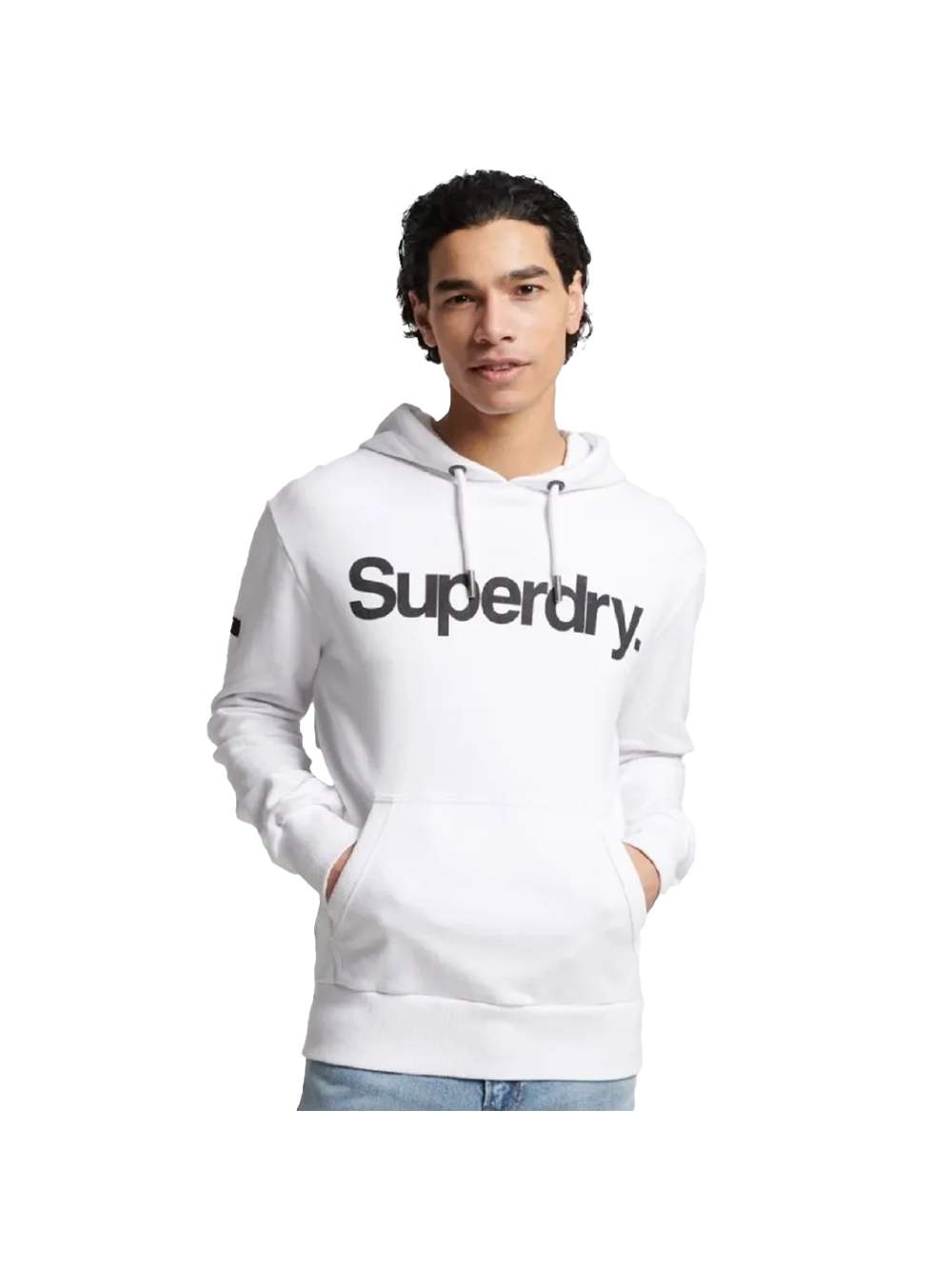 

Классический свитшот с логотипом Superdry, белый