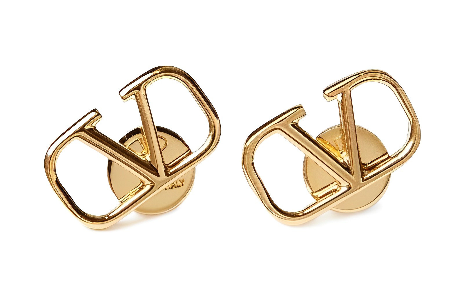 

Золотые серьги-гвоздики для женщин Metal Stud Valentino, золото