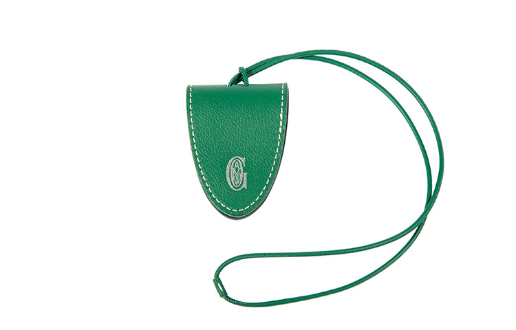 

GOYARD Кожаный ключница унисекс разноцветный, Green