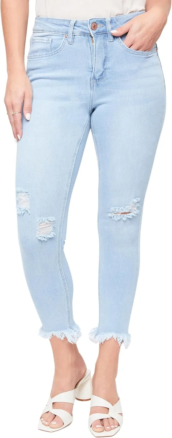 

Royalty for Me Vintage джинсы с высокой посадкой и рваным краем